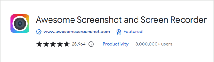 awesome screenshot