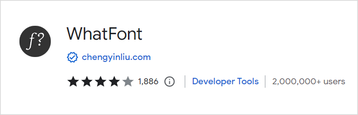 whatfont 